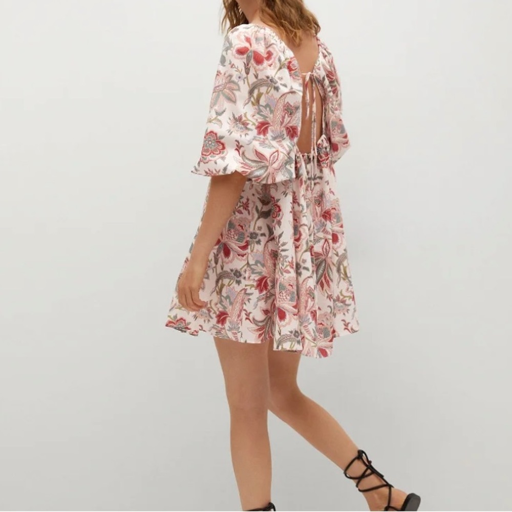 CHUFY x MANGO Printed short dress Size 2 - Picture 2 of 5